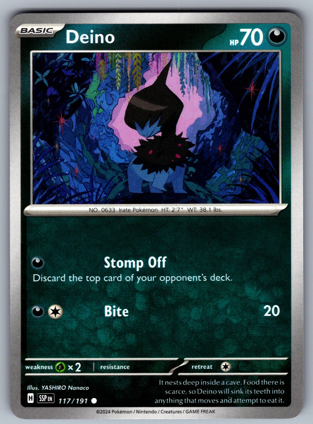 Deino Common SV08: Surging Sparks 117/191 NM 2024
