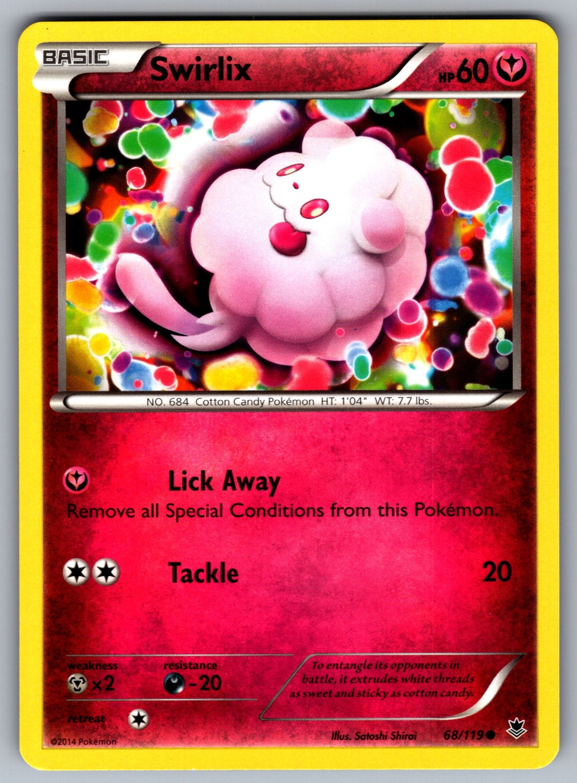 Swirlix Common XY - Phantom Forces 68/119 LP 2014