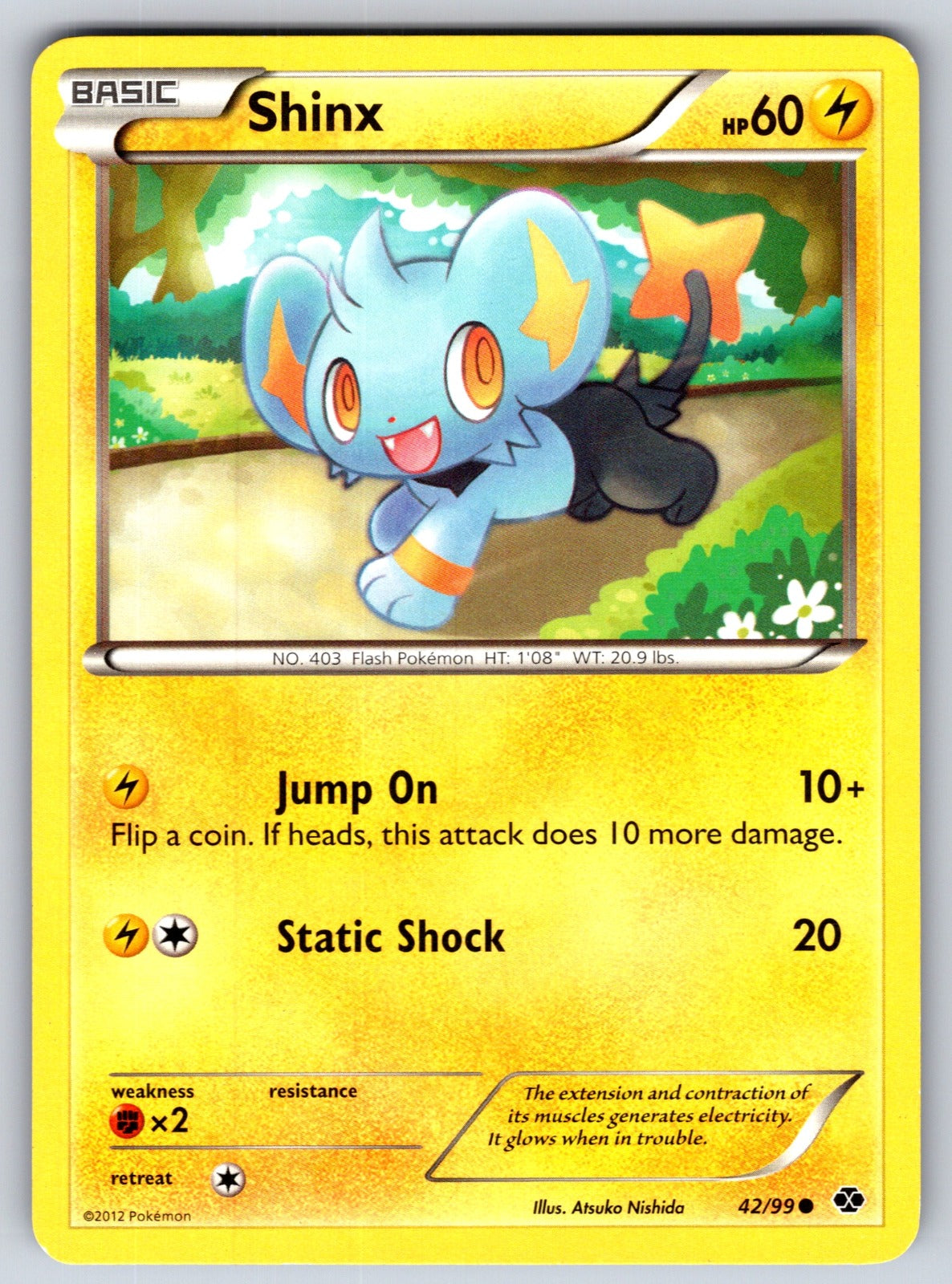 Shinx (42) Common Next Destinies 42/99 LP 2012