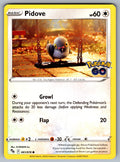 Pidove Common Pokemon GO 061/078 NM 2022