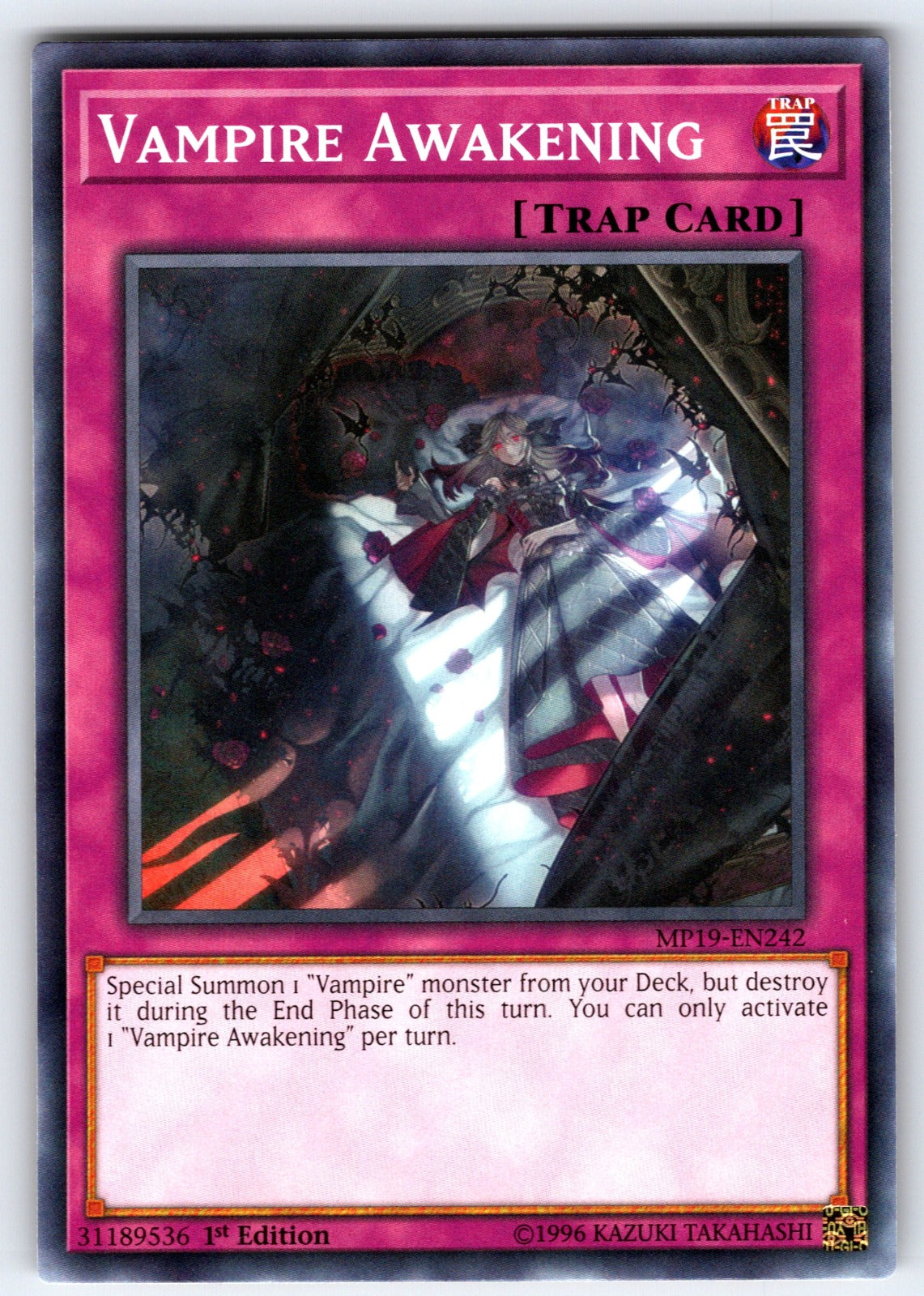 Vampire Awakening Unlimited Common 2019 Gold Sarcophagus Tin Mega Pack MP19-EN24