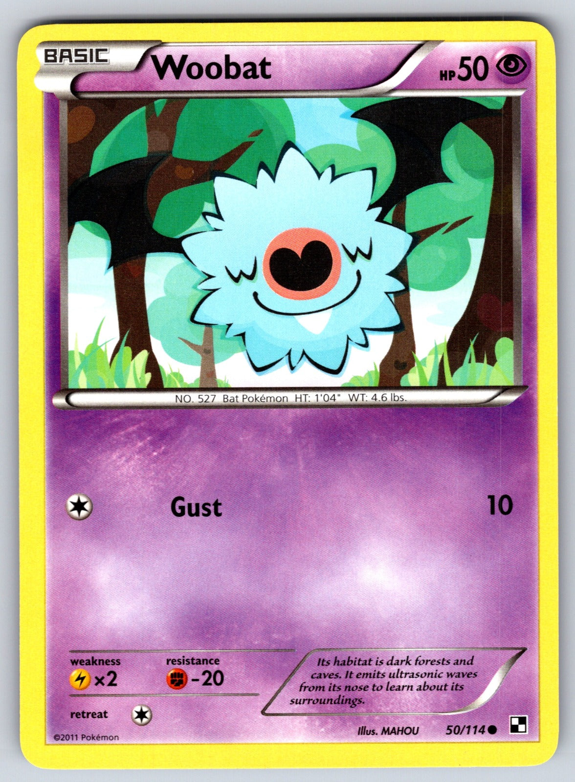 Woobat Common Black and White 50/114 LP 2011