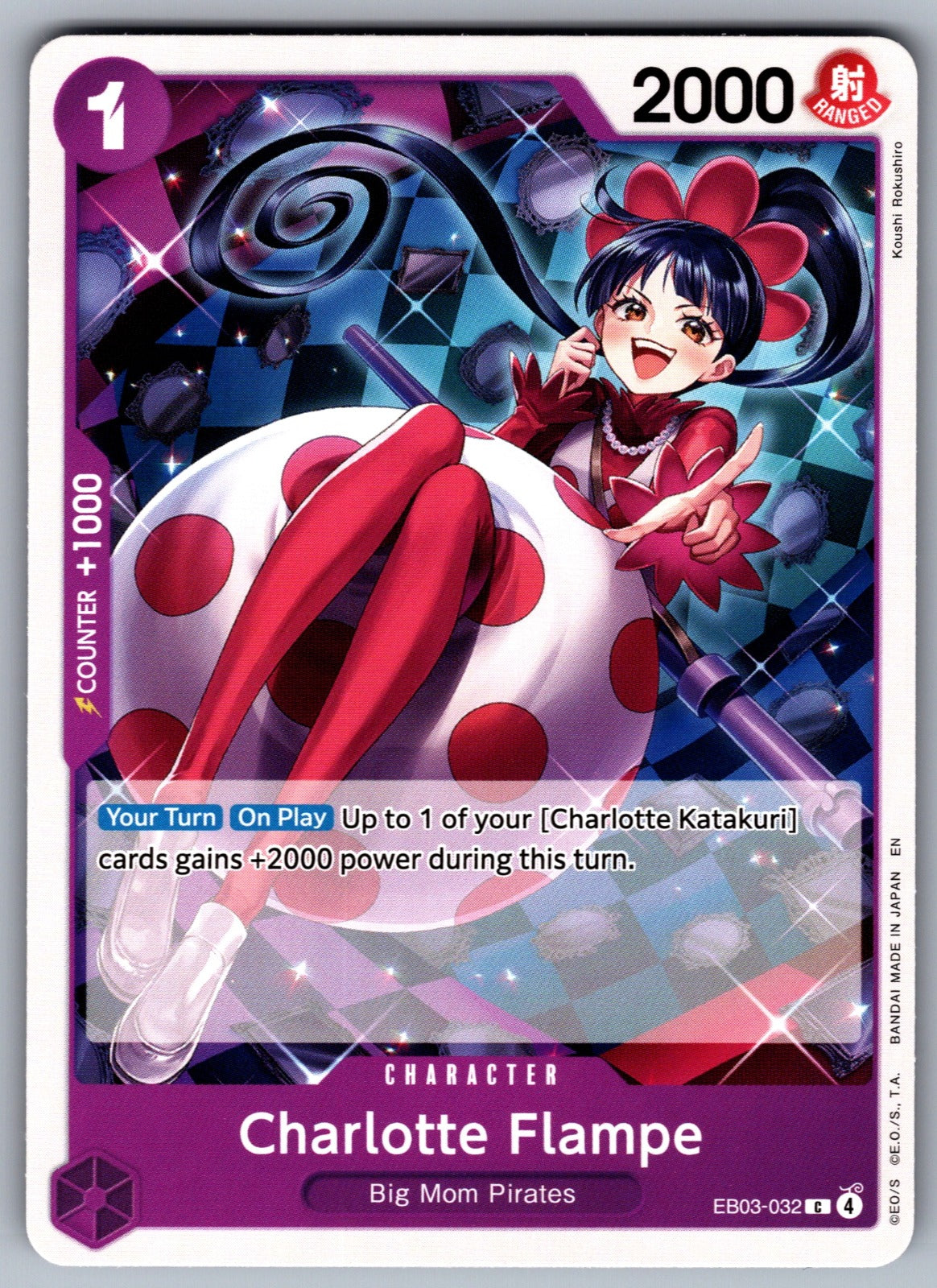 Charlotte Flampe C Extra Booster: One Piece Heroines Edition EB03-032 NM 2026