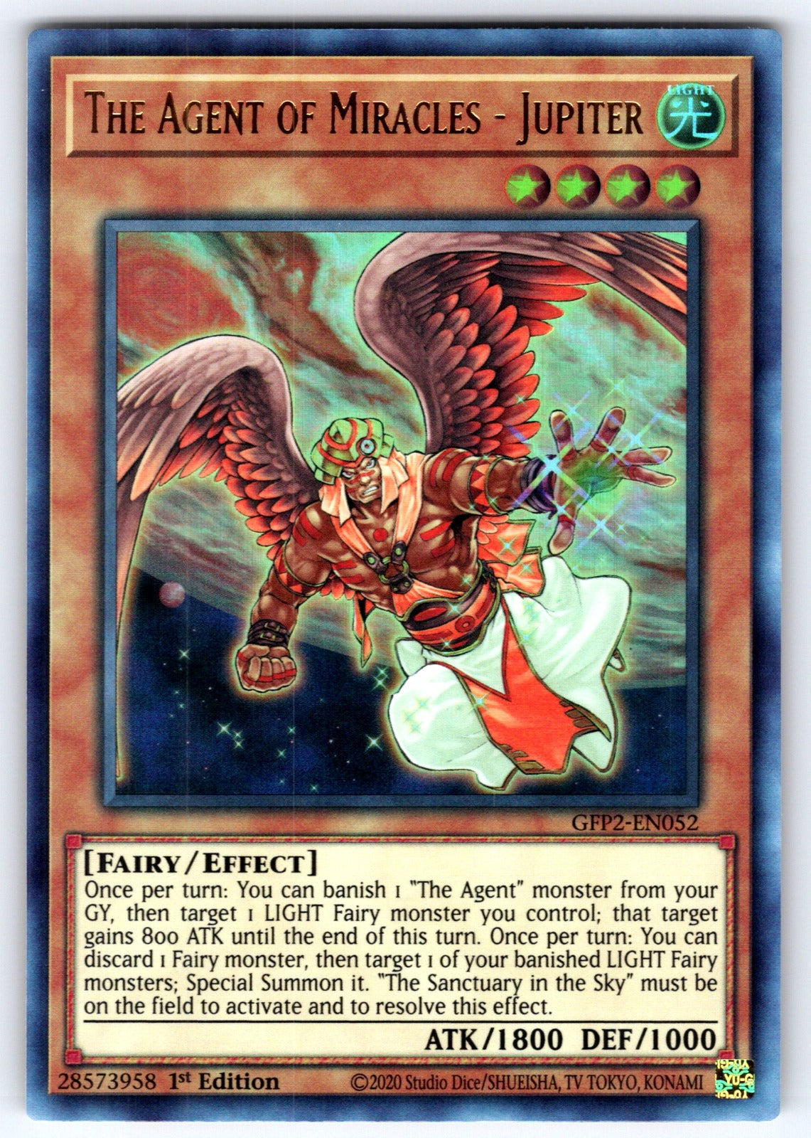 The Agent of Miracles - Jupiter 1st Edition Ultra Rare Ghosts From the Past: The
