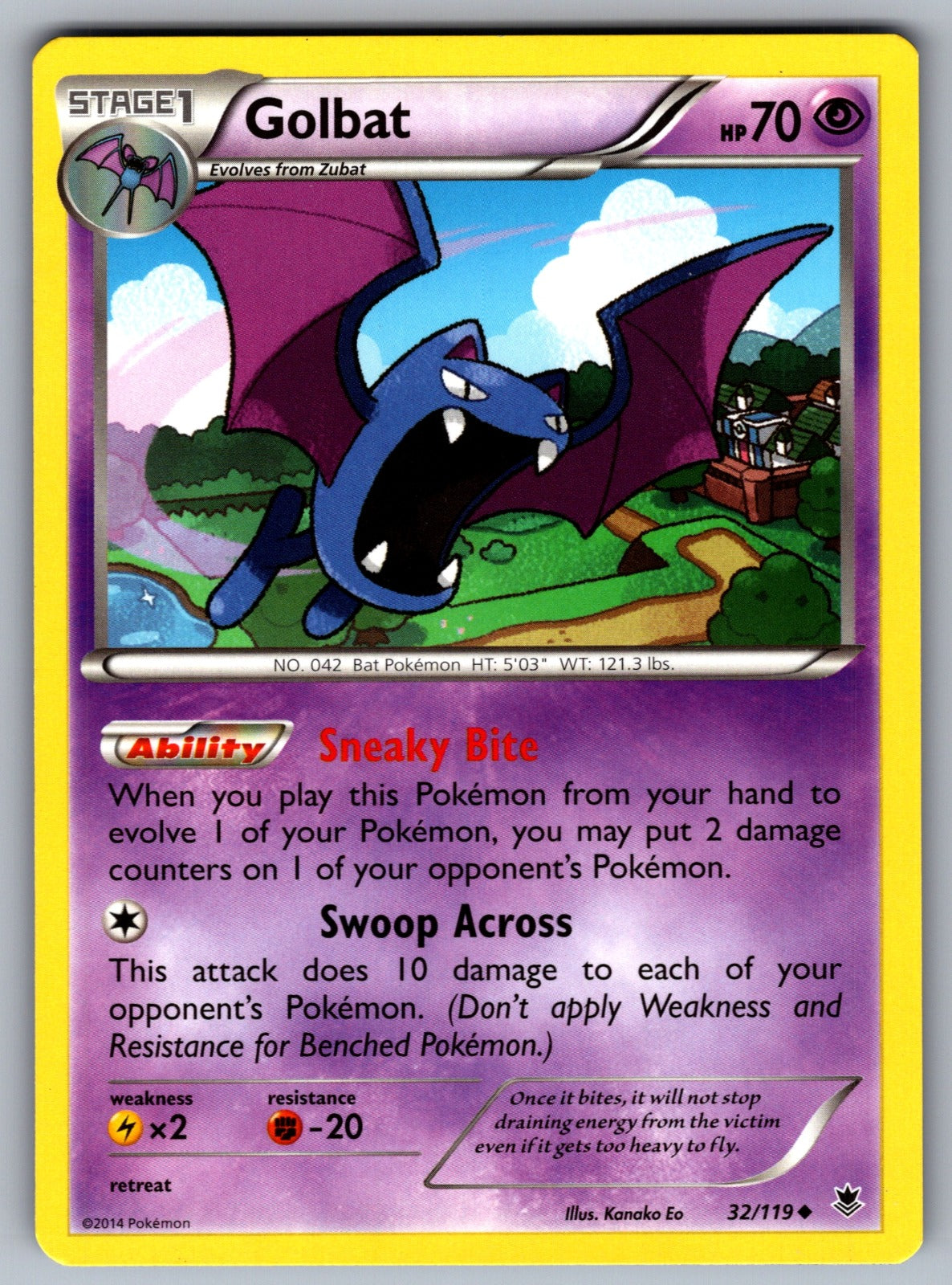 Golbat Uncommon Generations 31/83 LP 2016