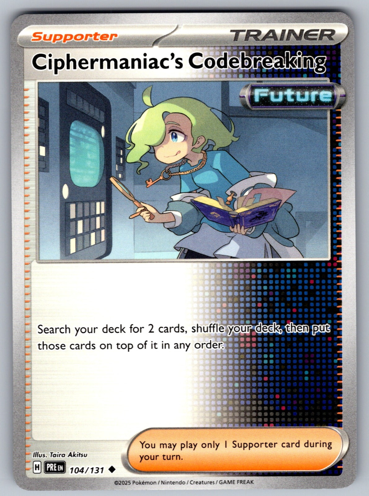 Ciphermaniac's Codebreaking Uncommon SV: Prismatic Evolutions 104/131 NM 2025