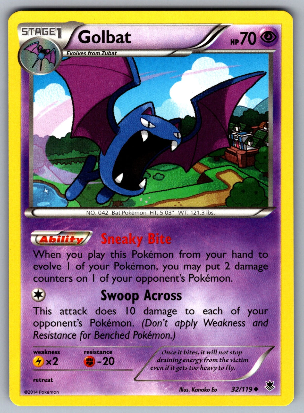 Golbat Uncommon Generations 31/83 LP 2016