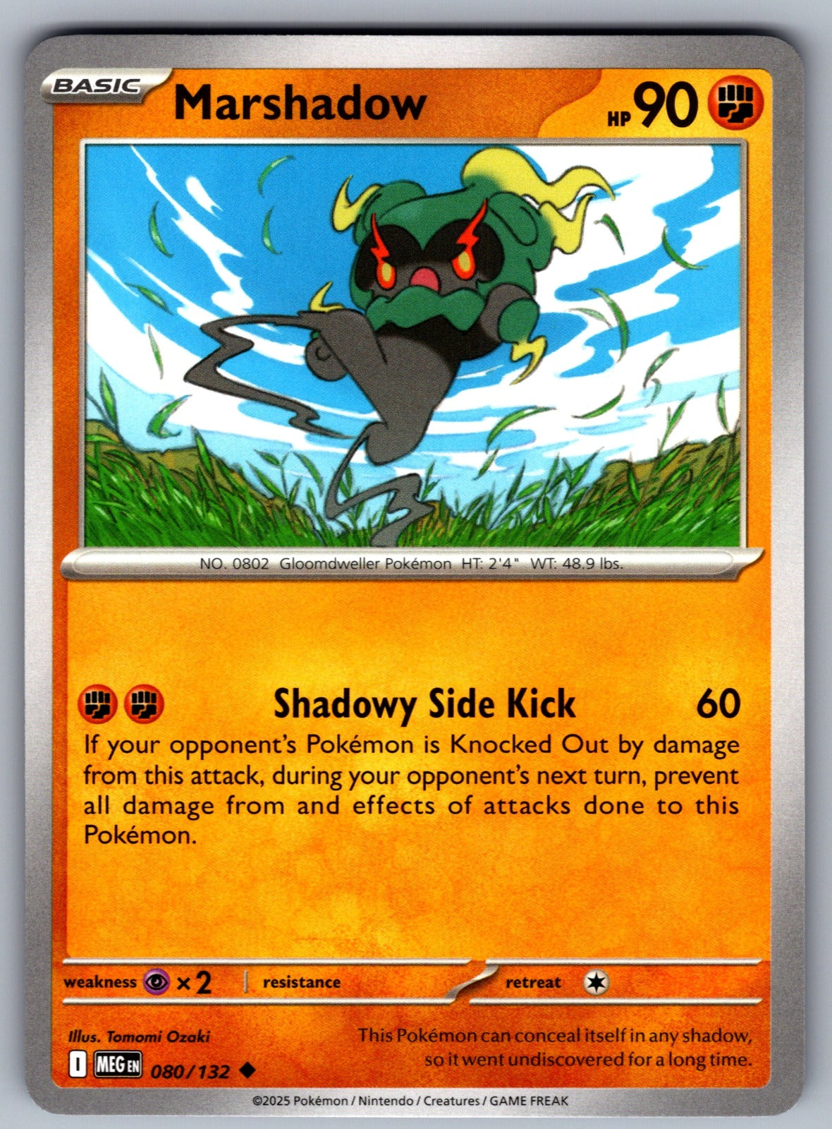 Marshadow Uncommon ME01: Mega Evolution 080/132 NM 2025