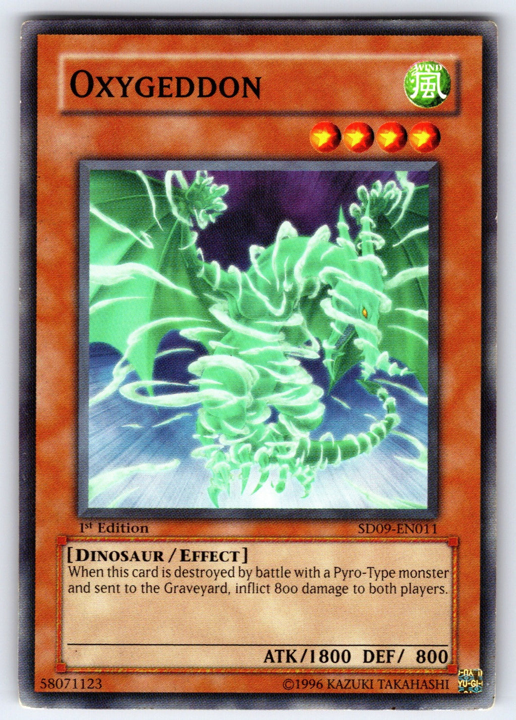 Oxygeddon Unlimited Common Elemental Energy EEN-EN014 NM 2005