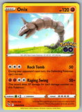 Onix Common Pokemon GO 036/078 NM 2022