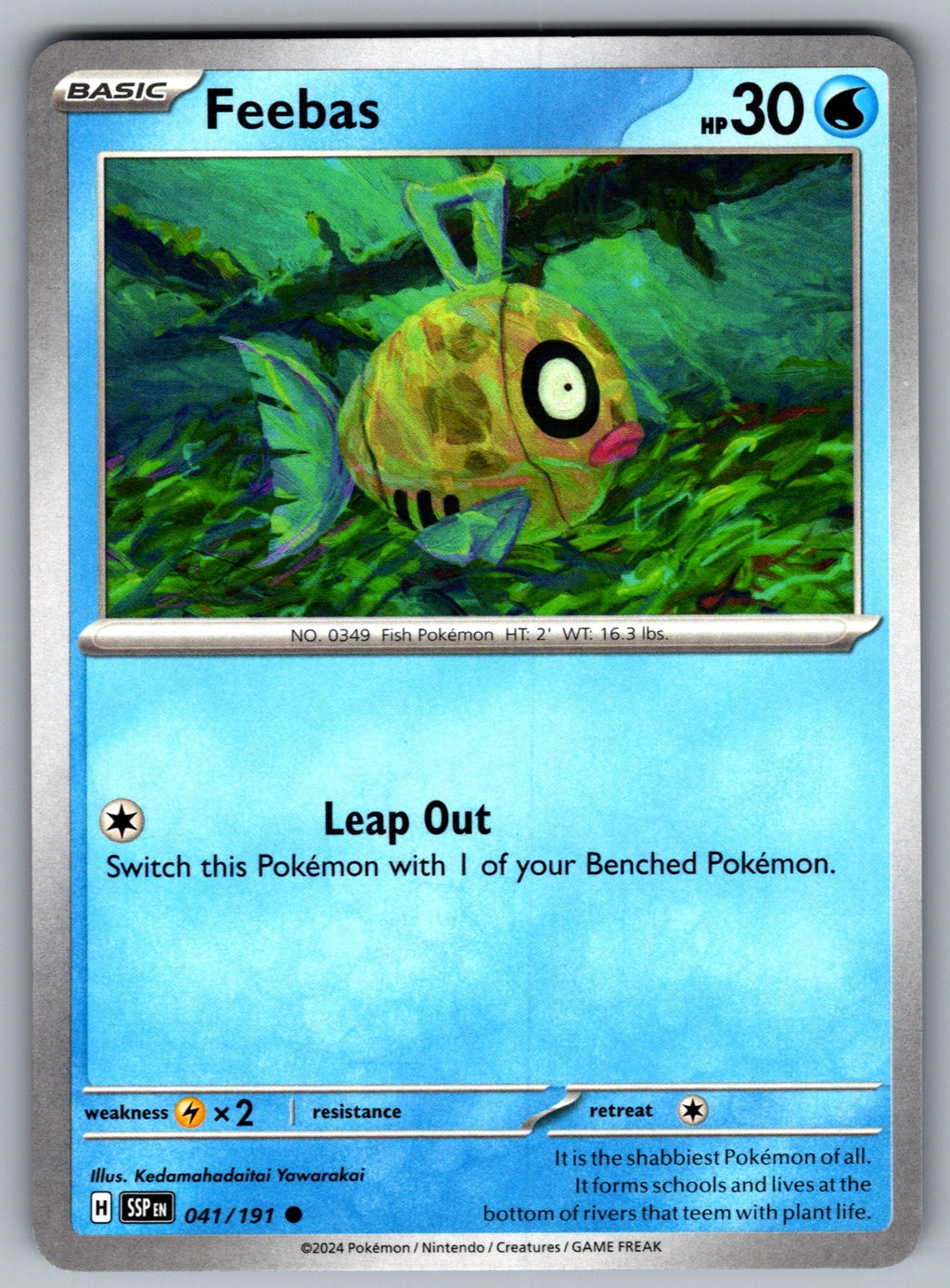 Feebas Common SV08: Surging Sparks 041/191 NM 2024