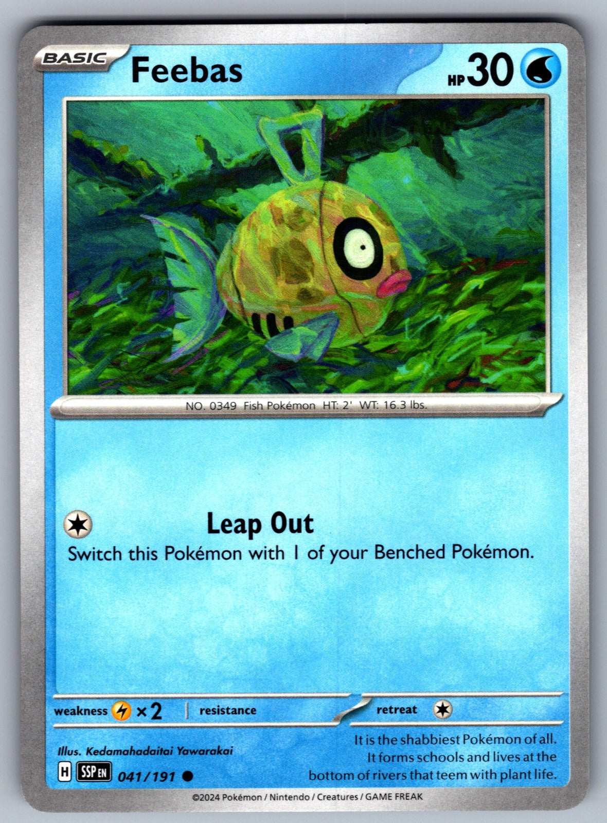 Feebas Common SV08: Surging Sparks 041/191 NM 2024