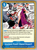 Insolent Fool!! Stand Down!! C Extra Booster: One Piece Heroines Edition EB03-02