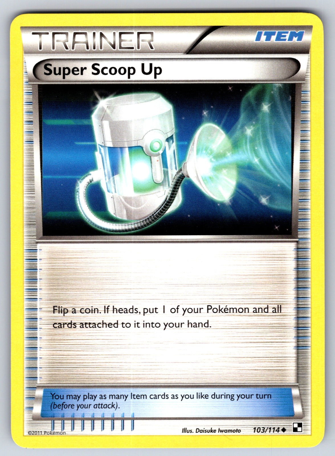 Super Scoop Up Uncommon Black and White 103/114 LP 2011