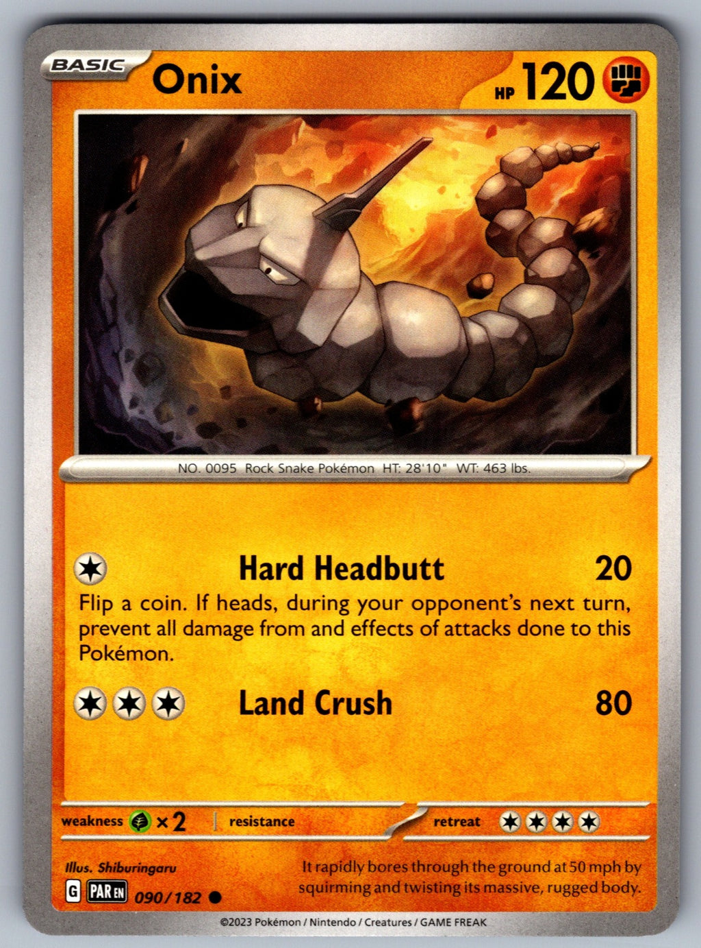 Onix Common SV04: Paradox Rift 090/182 NM 2023