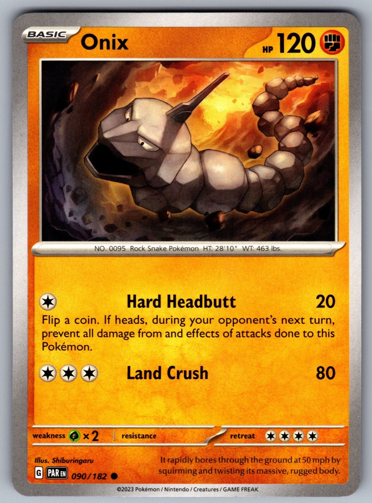 Onix Common SV04: Paradox Rift 090/182 NM 2023
