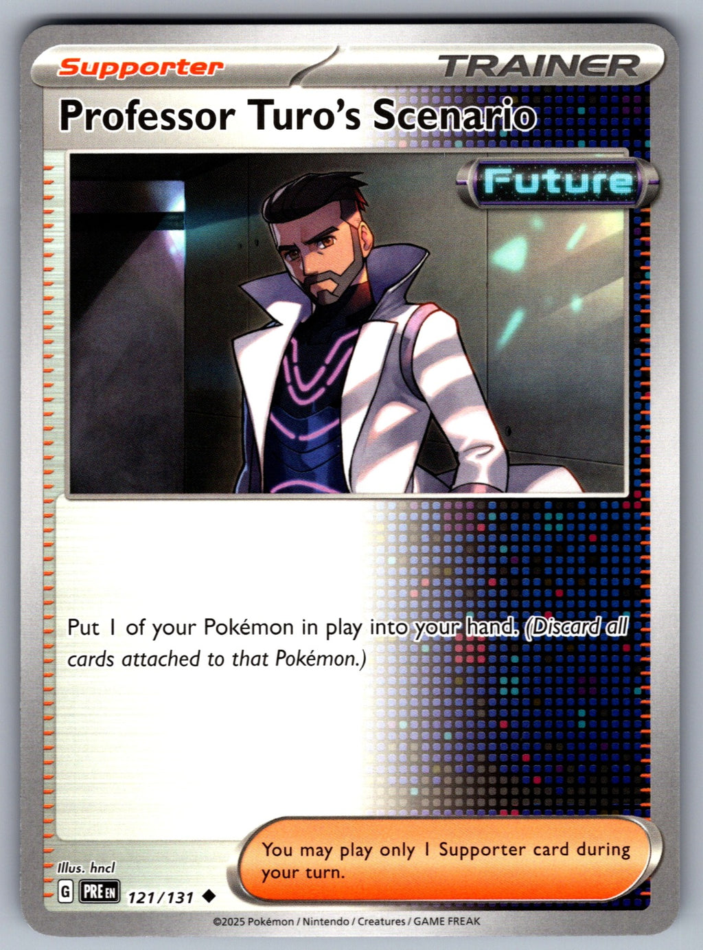 Professor Turo's Scenario Uncommon SV: Prismatic Evolutions 121/131 NM 2025