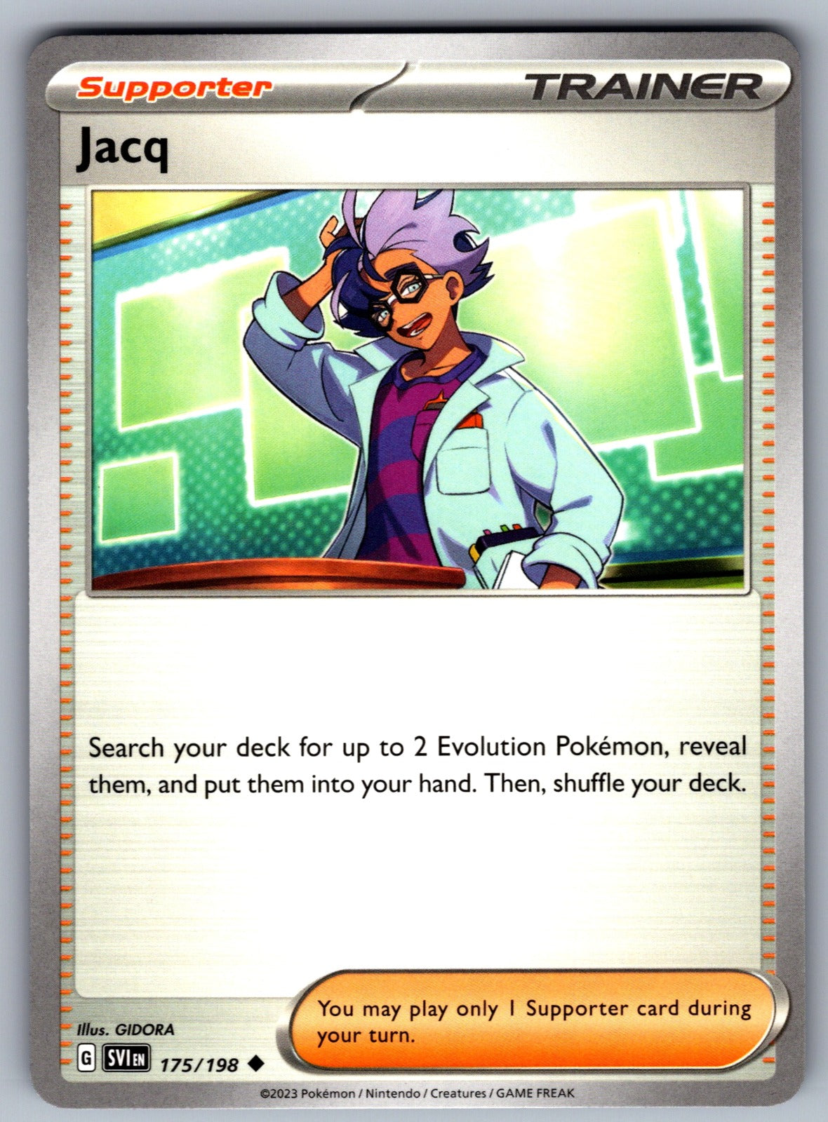 Jacq Uncommon SV01: Scarlet & Violet Base Set 175/198 NM 2023