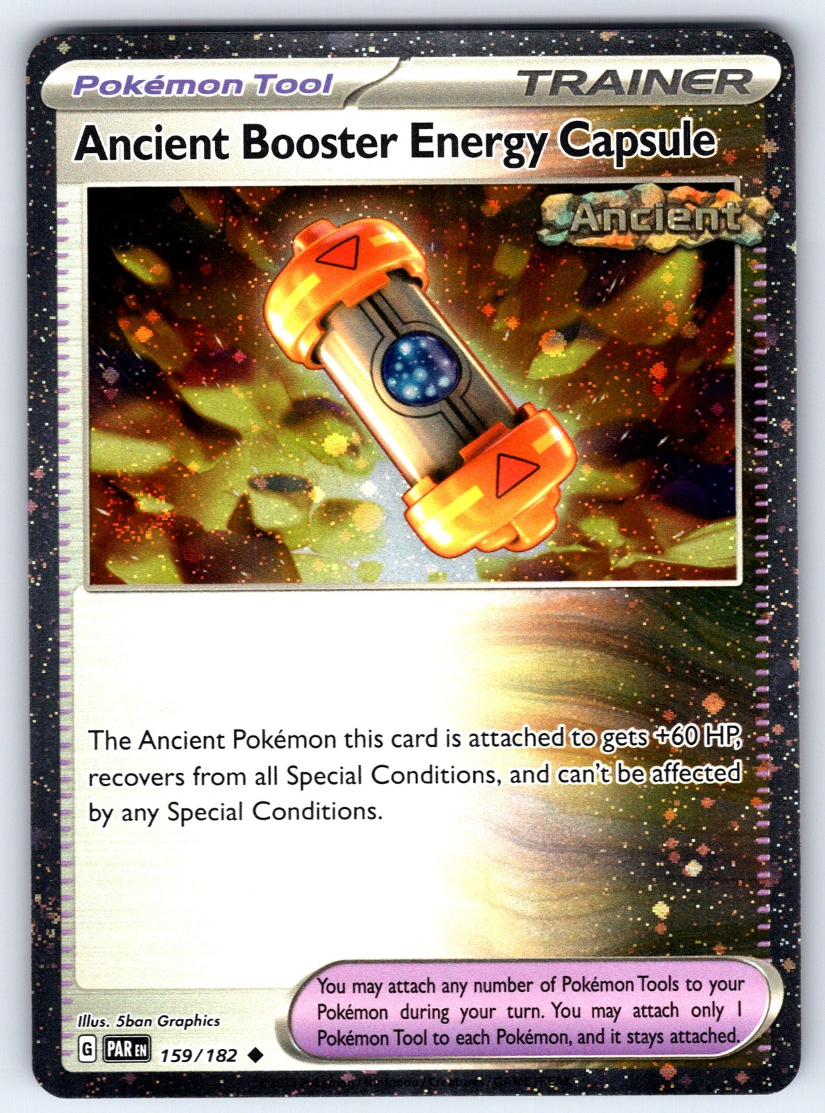 Ancient Booster Energy Capsule Holo Uncommon Miscellaneous Cards & Products 159/