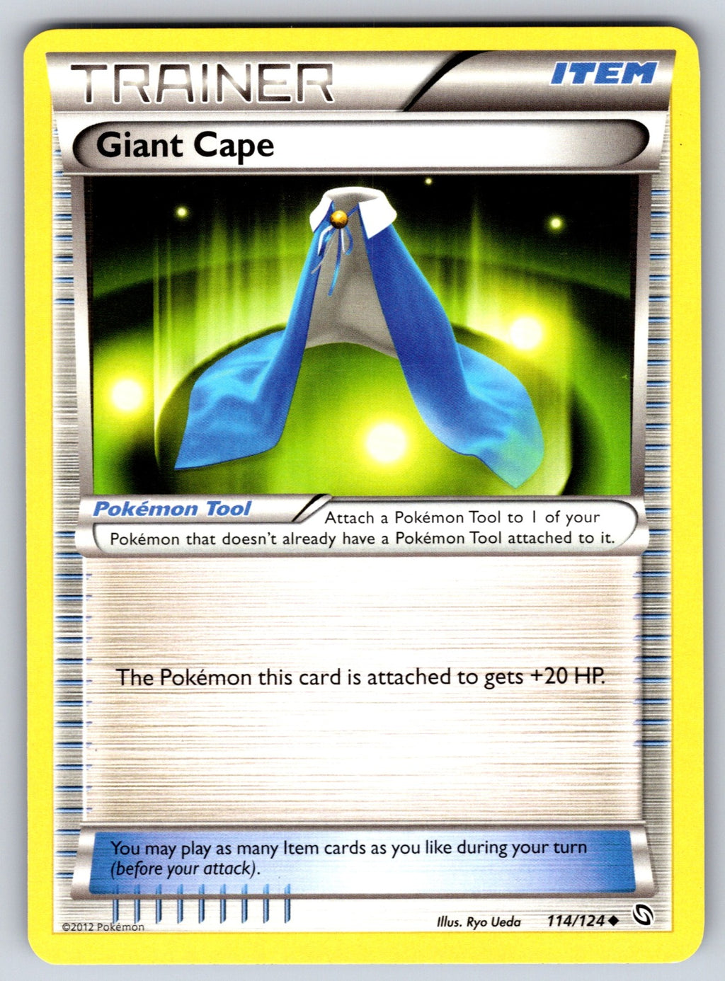 Giant Cape Uncommon Dragons Exalted 114/124 LP 2012