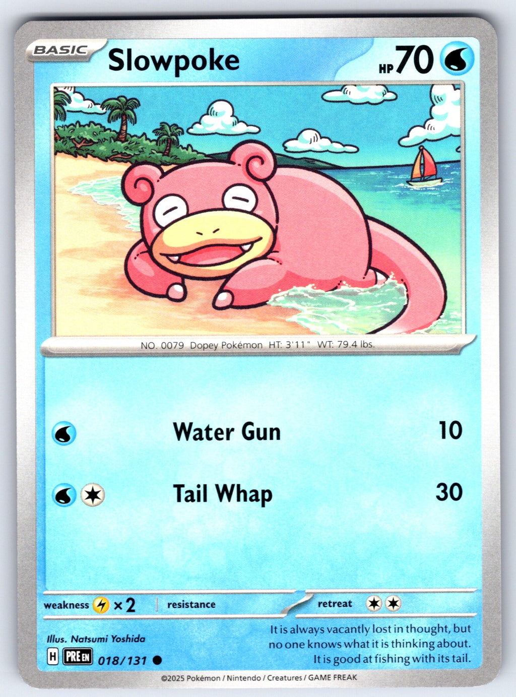 Slowpoke Common SV: Prismatic Evolutions 018/131 NM 2025