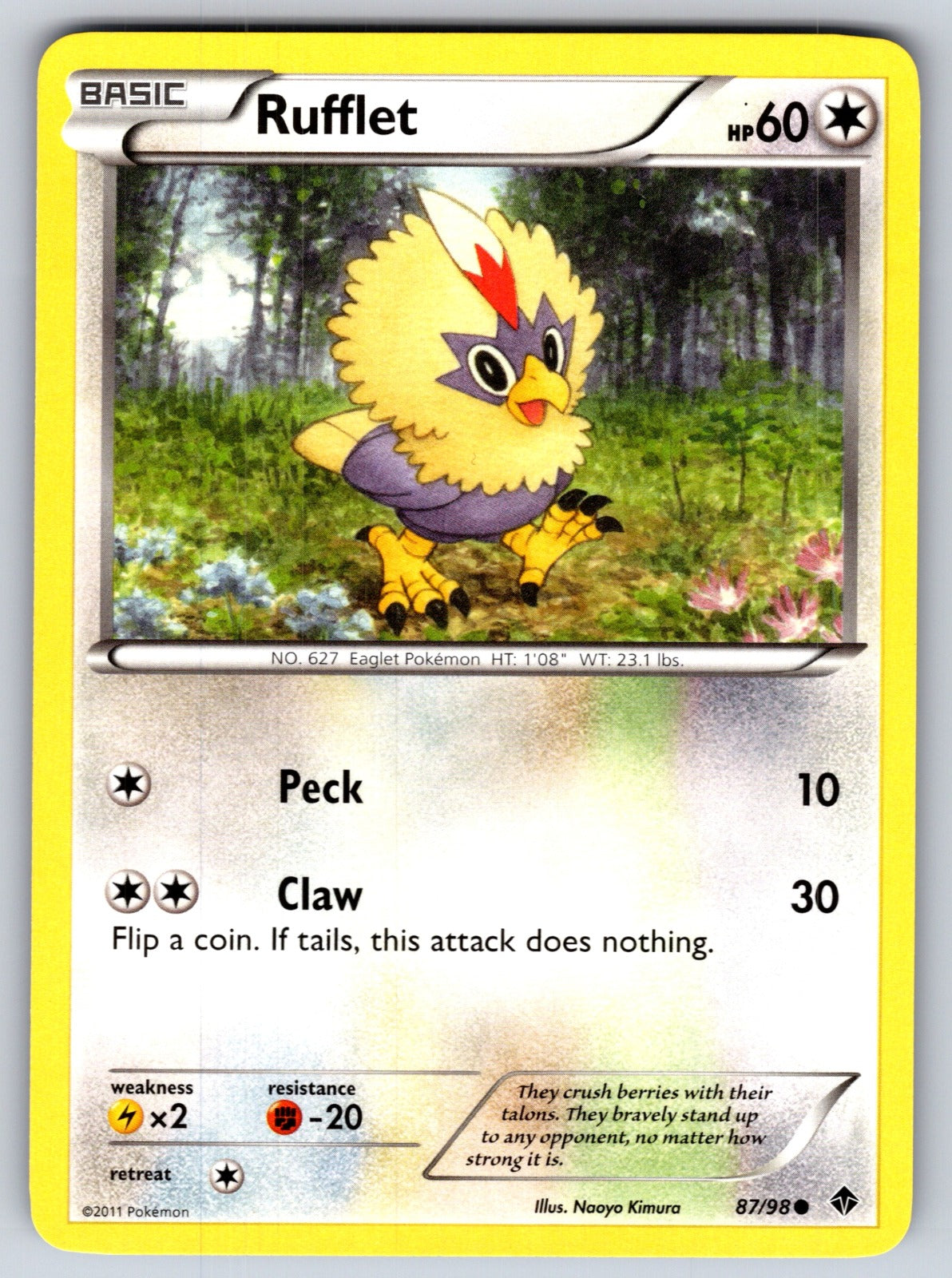Rufflet (87) Uncommon Emerging Powers 87/98 LP 2011