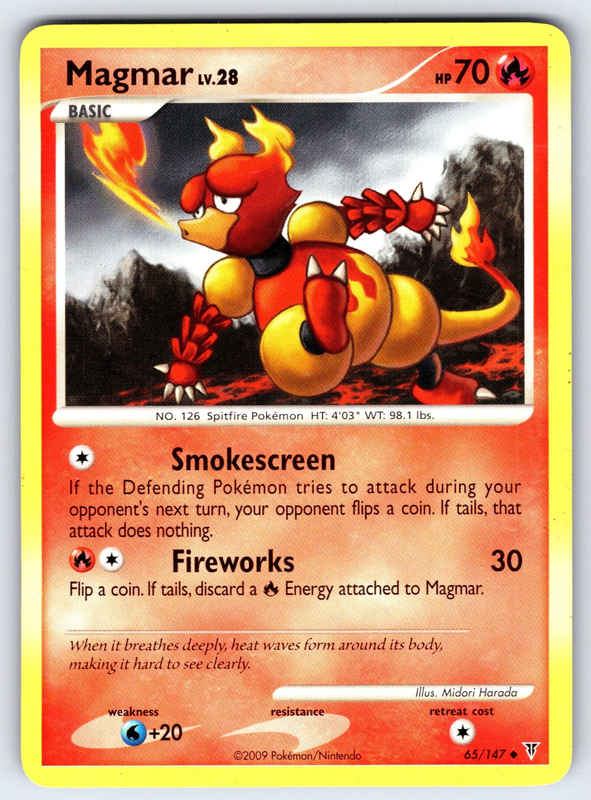 Magmar Uncommon Supreme Victors 65 LP 2009