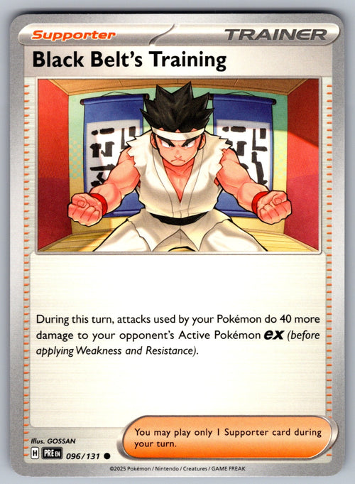 Black Belt's Training Common SV: Prismatic Evolutions 096/131 NM 2025