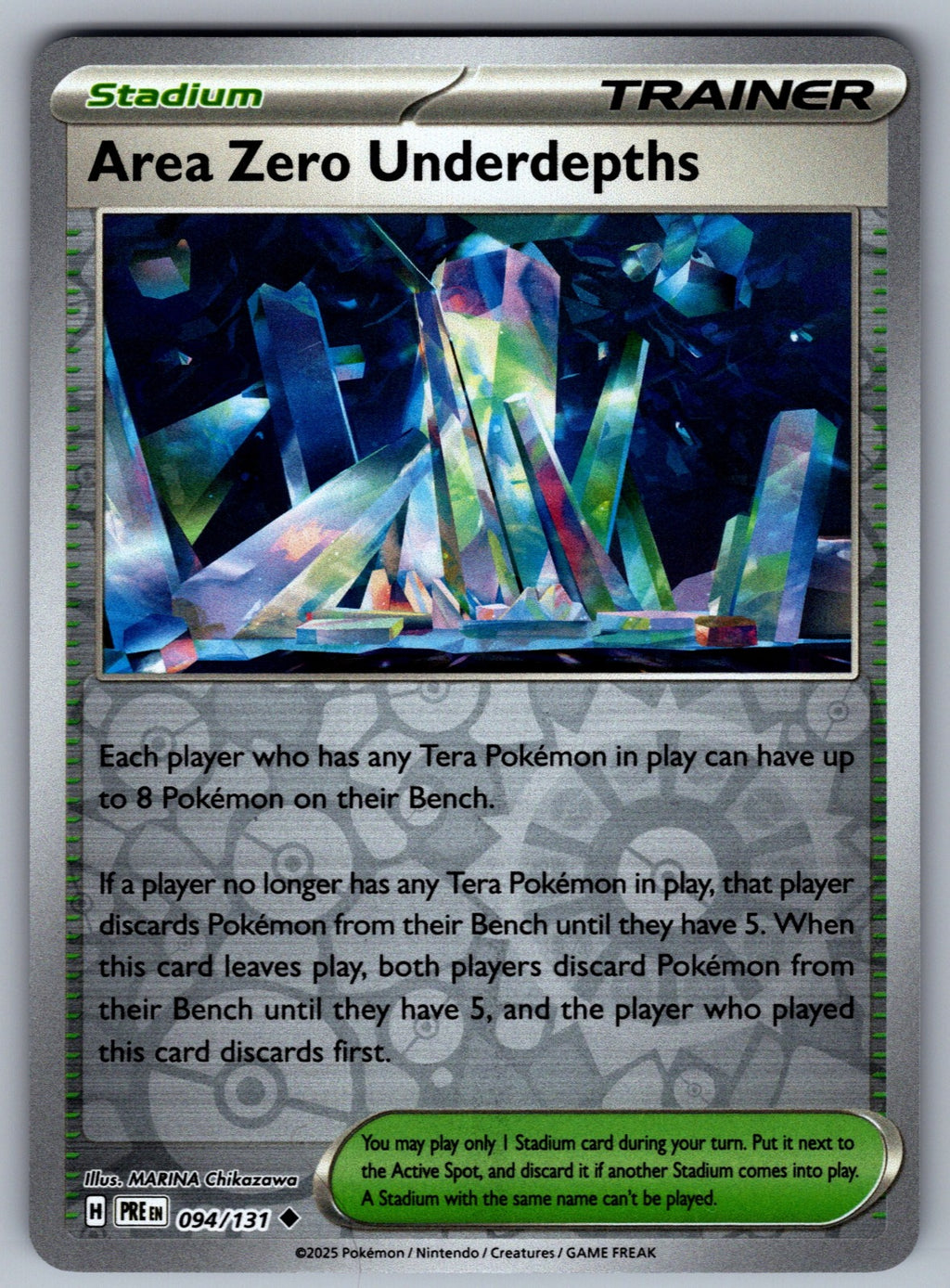 Area Zero Underdepths Uncommon Prize Pack Series Cards 131/142 NM 2022