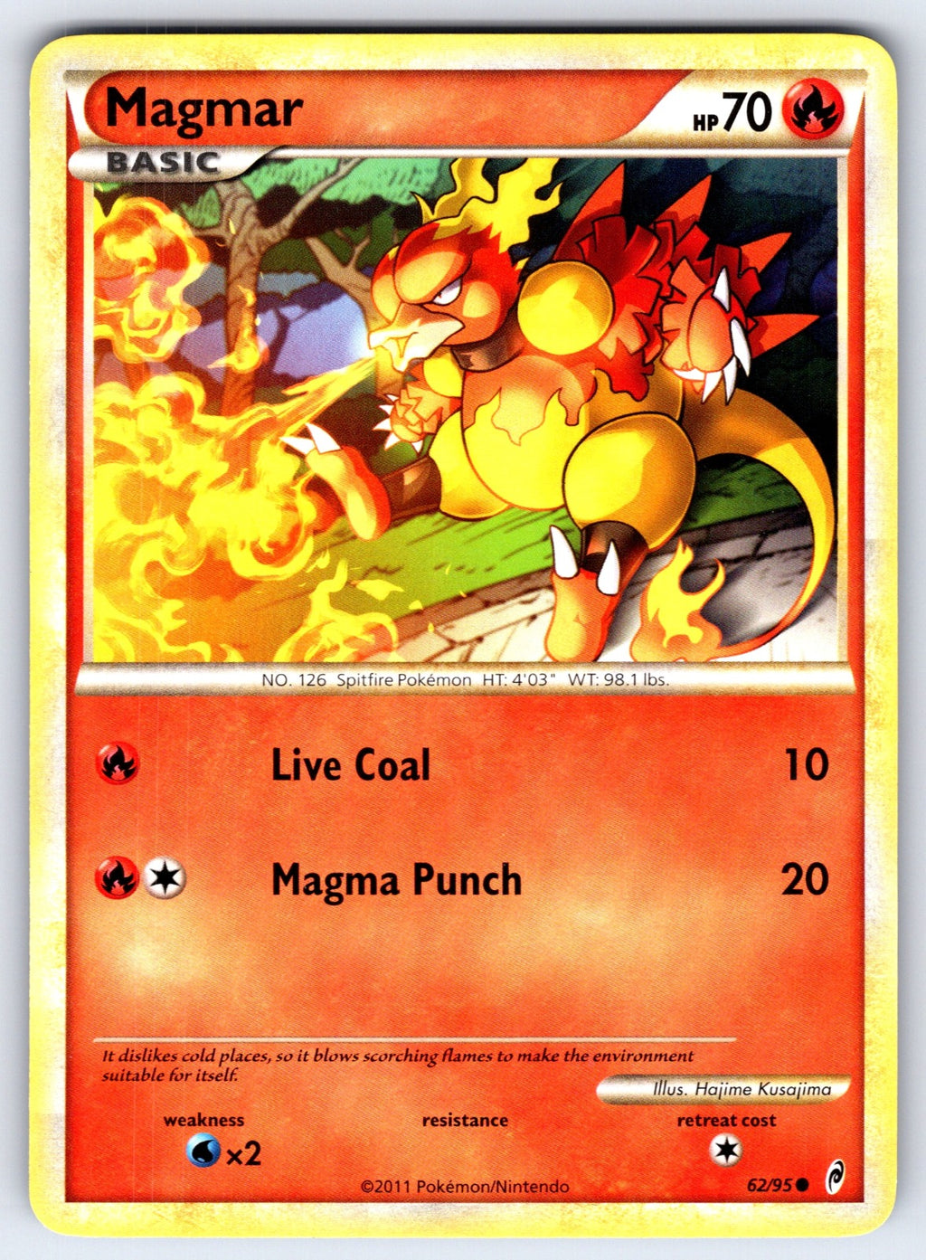 Magmar Common Call of Legends 62/95 LP 2011