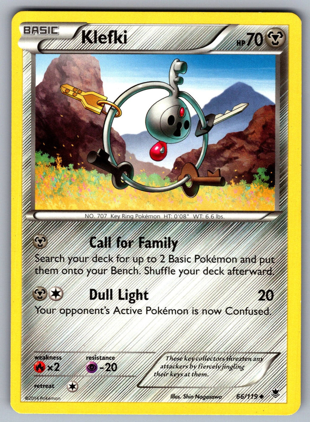 Klefki Uncommon XY - Phantom Forces 66/119 LP 2014