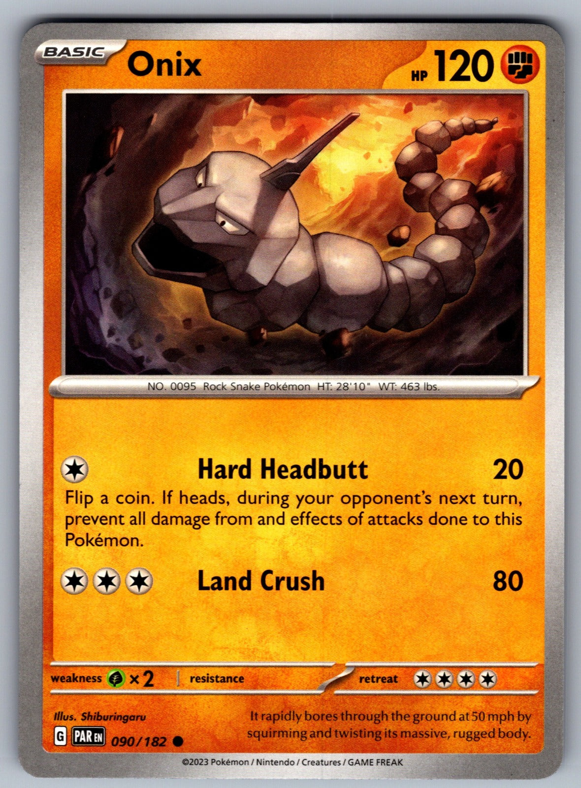 Onix Common SV04: Paradox Rift 090/182 NM 2023