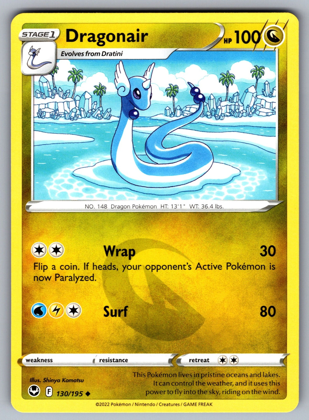 Dragonair Uncommon SWSH12: Silver Tempest 130/195 NM 2022