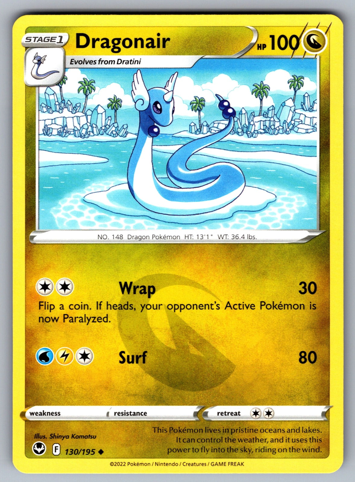 Dragonair Uncommon SWSH12: Silver Tempest 130/195 NM 2022