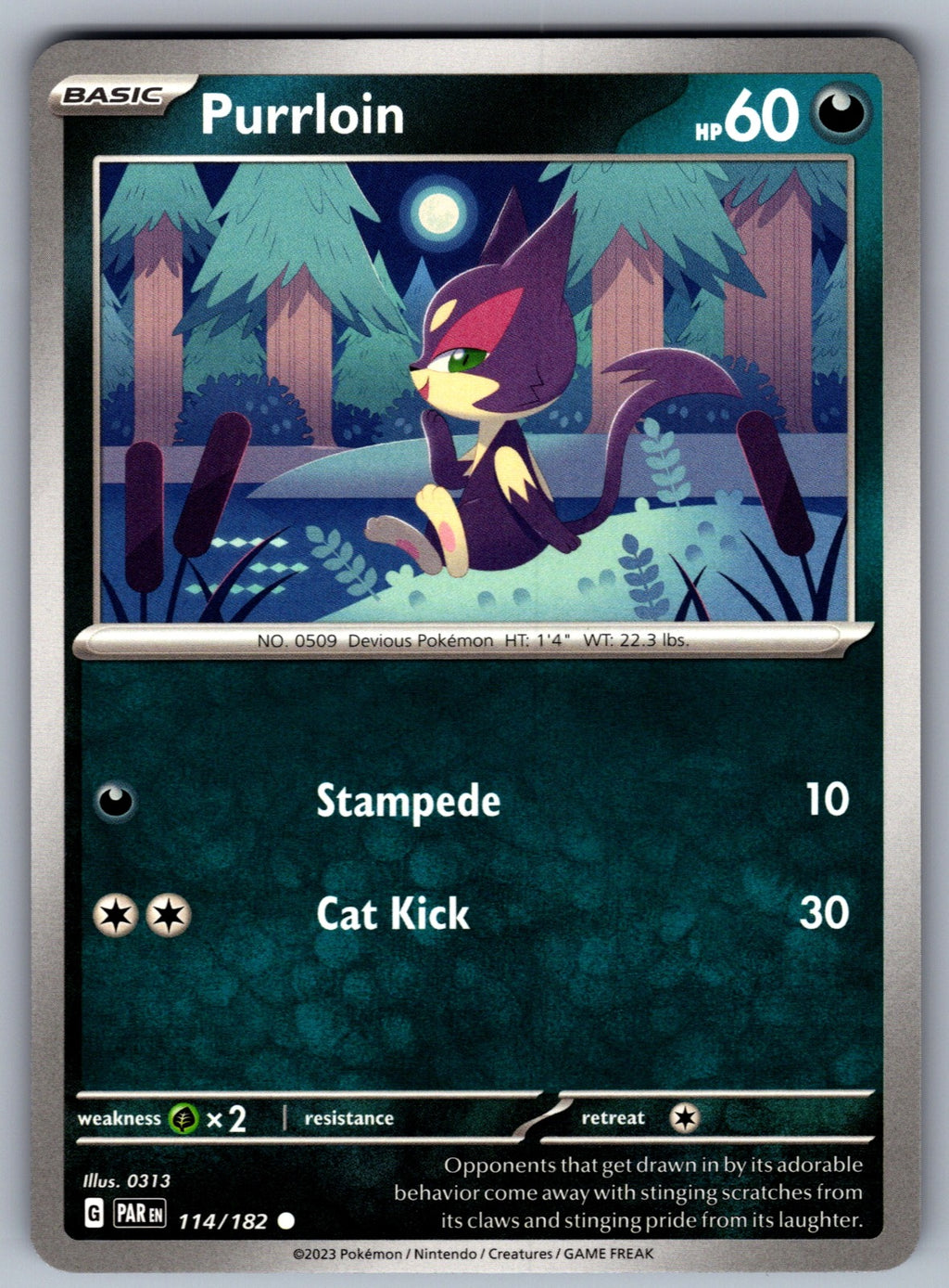 Purrloin Common SV04: Paradox Rift 114/182 NM 2023