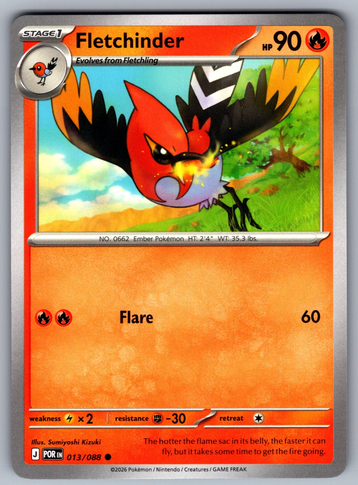 Fletchinder Common ME03: Perfect Order 013/088 NM 2026
