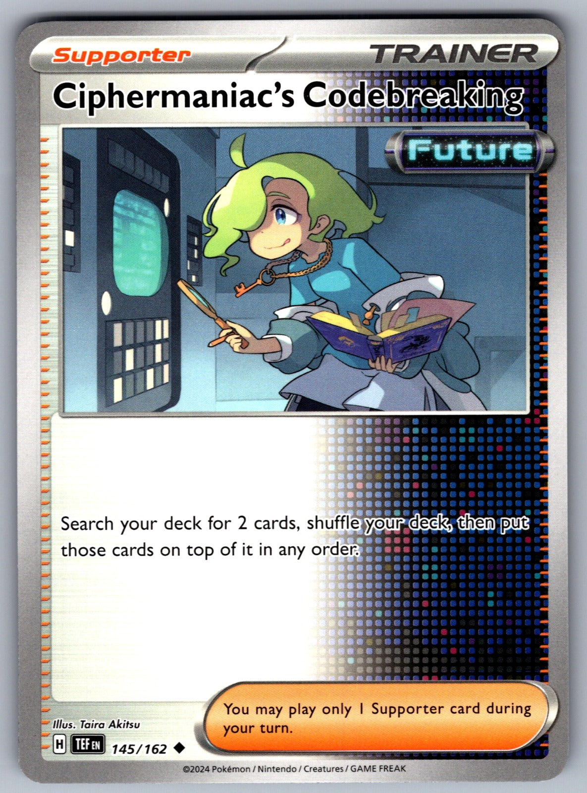 Ciphermaniac's Codebreaking - Uncommon SV05: Temporal Forces 145/162 NM 2024