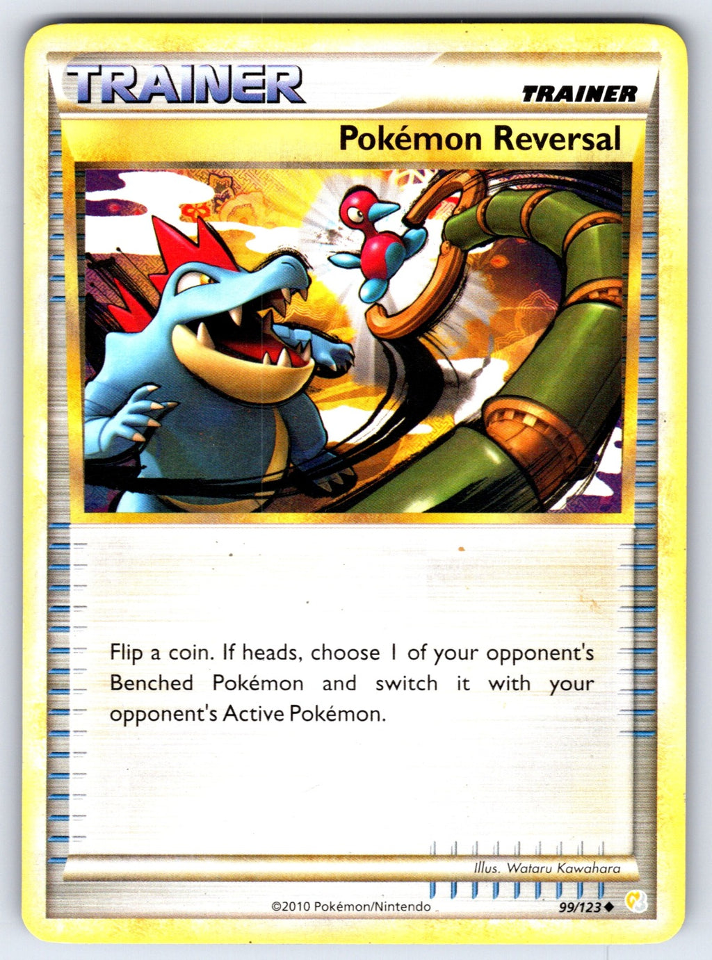 Pokemon Reversal Uncommon HeartGold SoulSilver 99/123 LP 2010