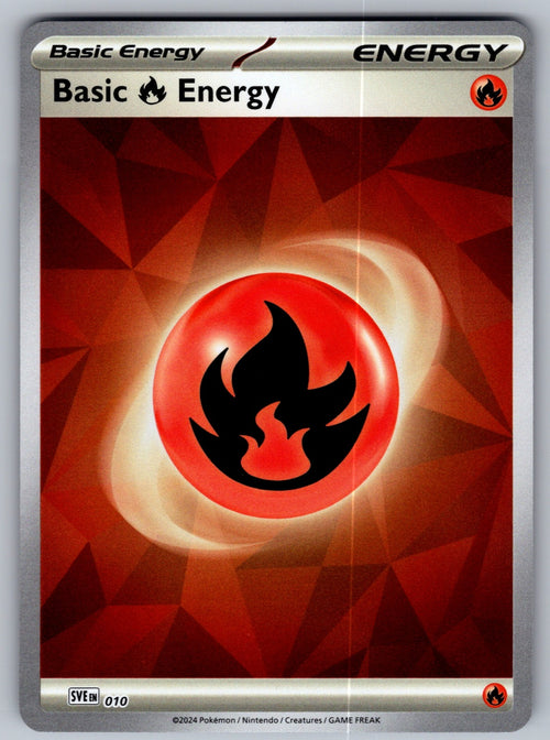 Basic Fire Energy - Holo Common SVE: Scarlet & Violet Energies 010 NM 2023