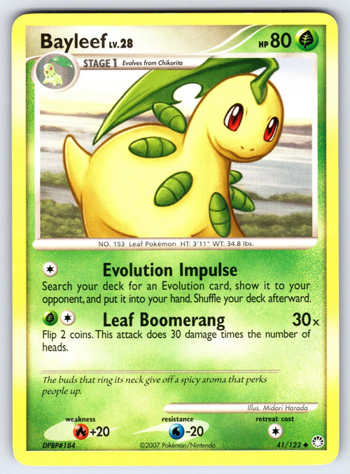 Bayleef Uncommon Mysterious Treasures 41/123 LP 2007