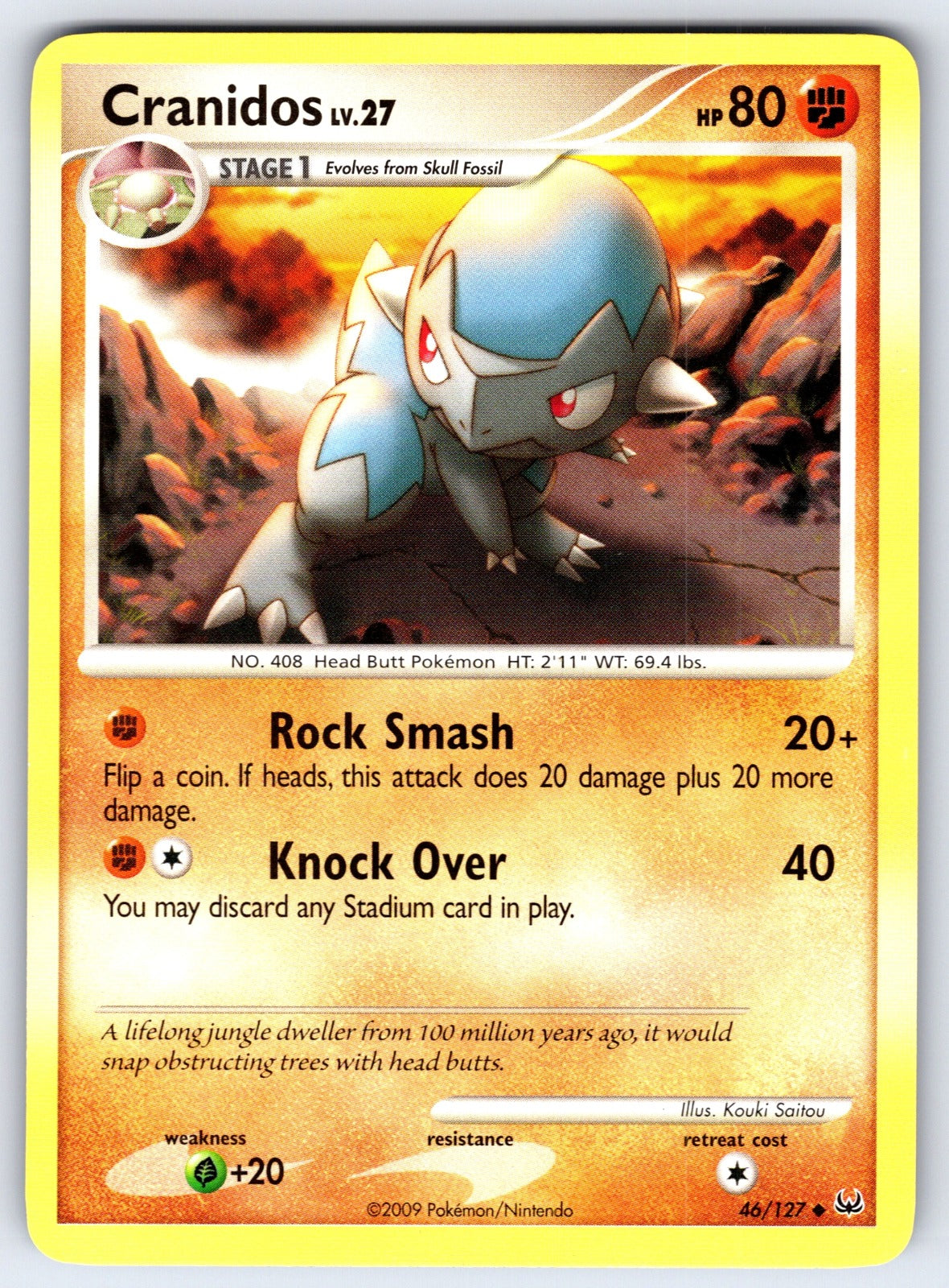 Cranidos Uncommon Platinum 46/127 LP 2009