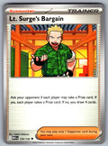 Lt. Surge's Bargain Uncommon ME01: Mega Evolution 120/132 NM 2025