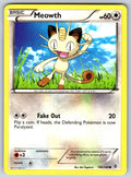 Meowth Common Boundaries Crossed 106/149 LP 2012