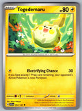 Togedemaru Uncommon SV07: Stellar Crown 054/142 NM 2024