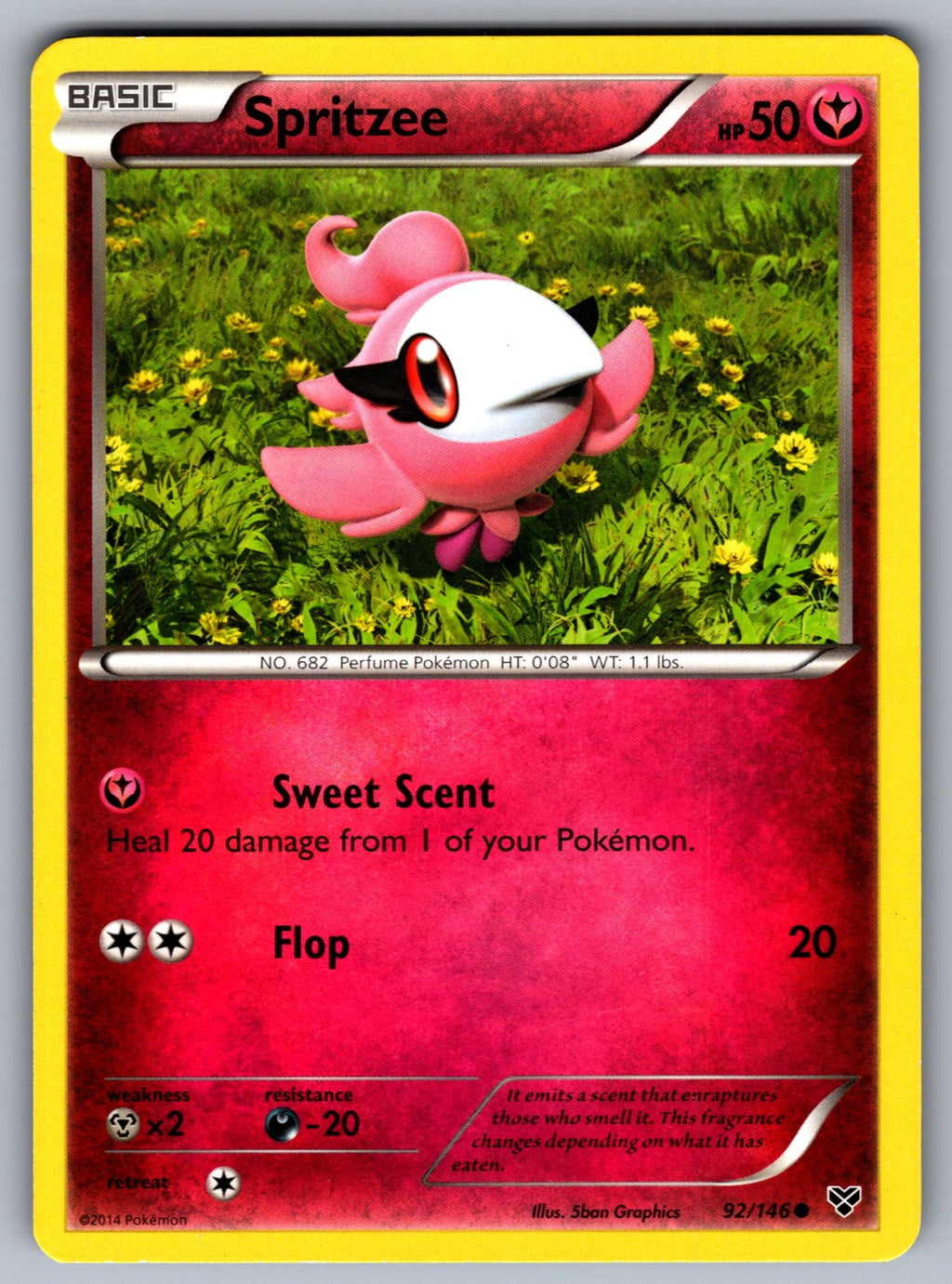 Spritzee Common XY Base Set 92/146 LP 2014