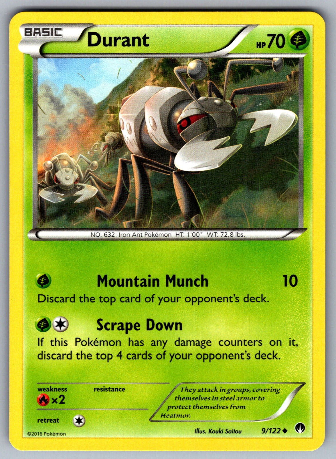 Durant Uncommon XY - BREAKpoint 9/122 LP 2016