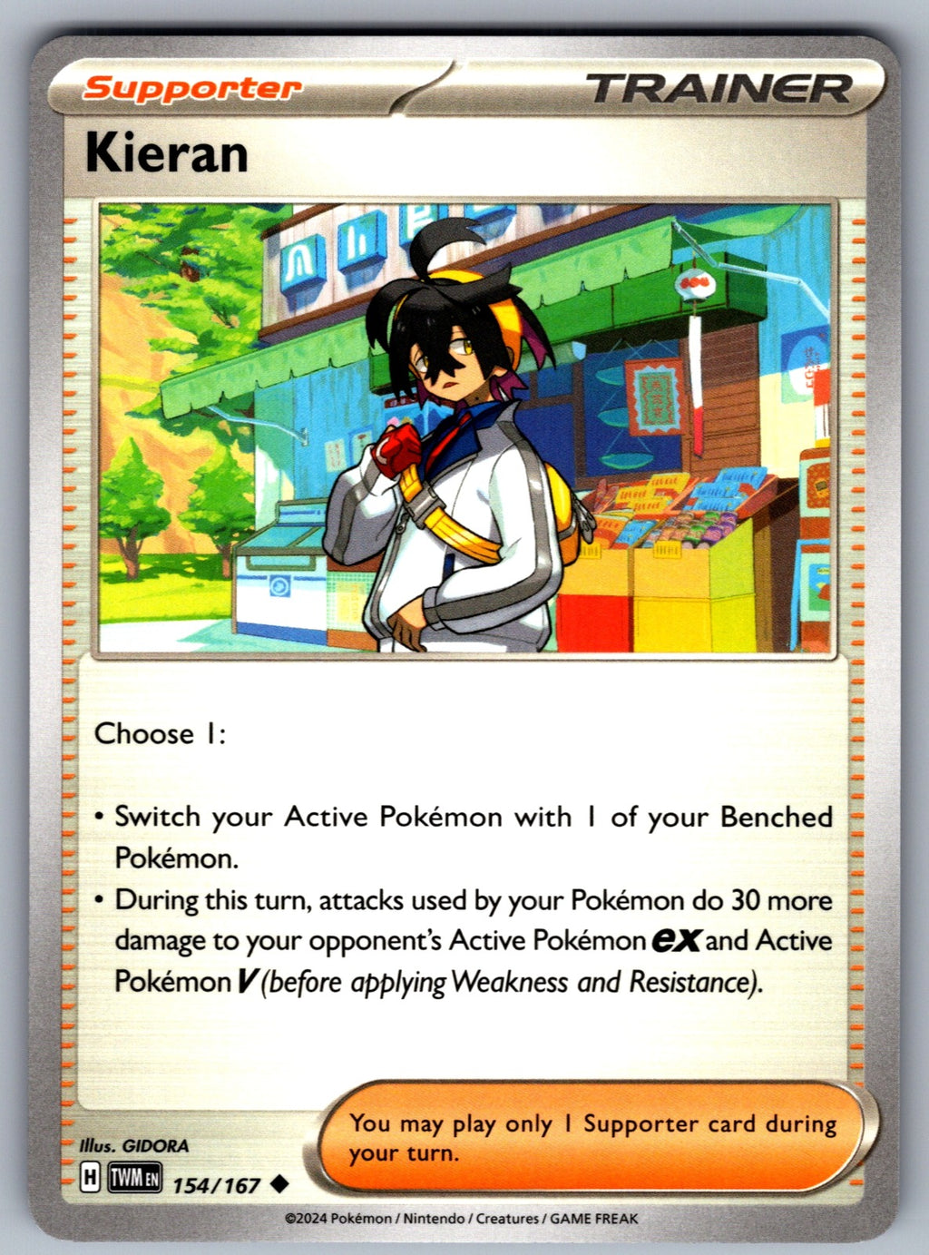 Kieran Uncommon SV06: Twilight Masquerade 154/167 NM 2024