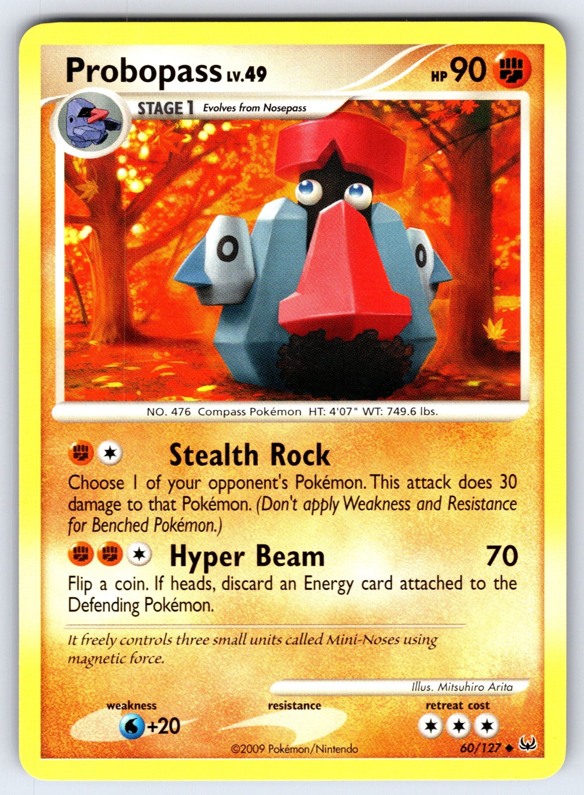 Probopass Uncommon Platinum 60/127 LP 2009