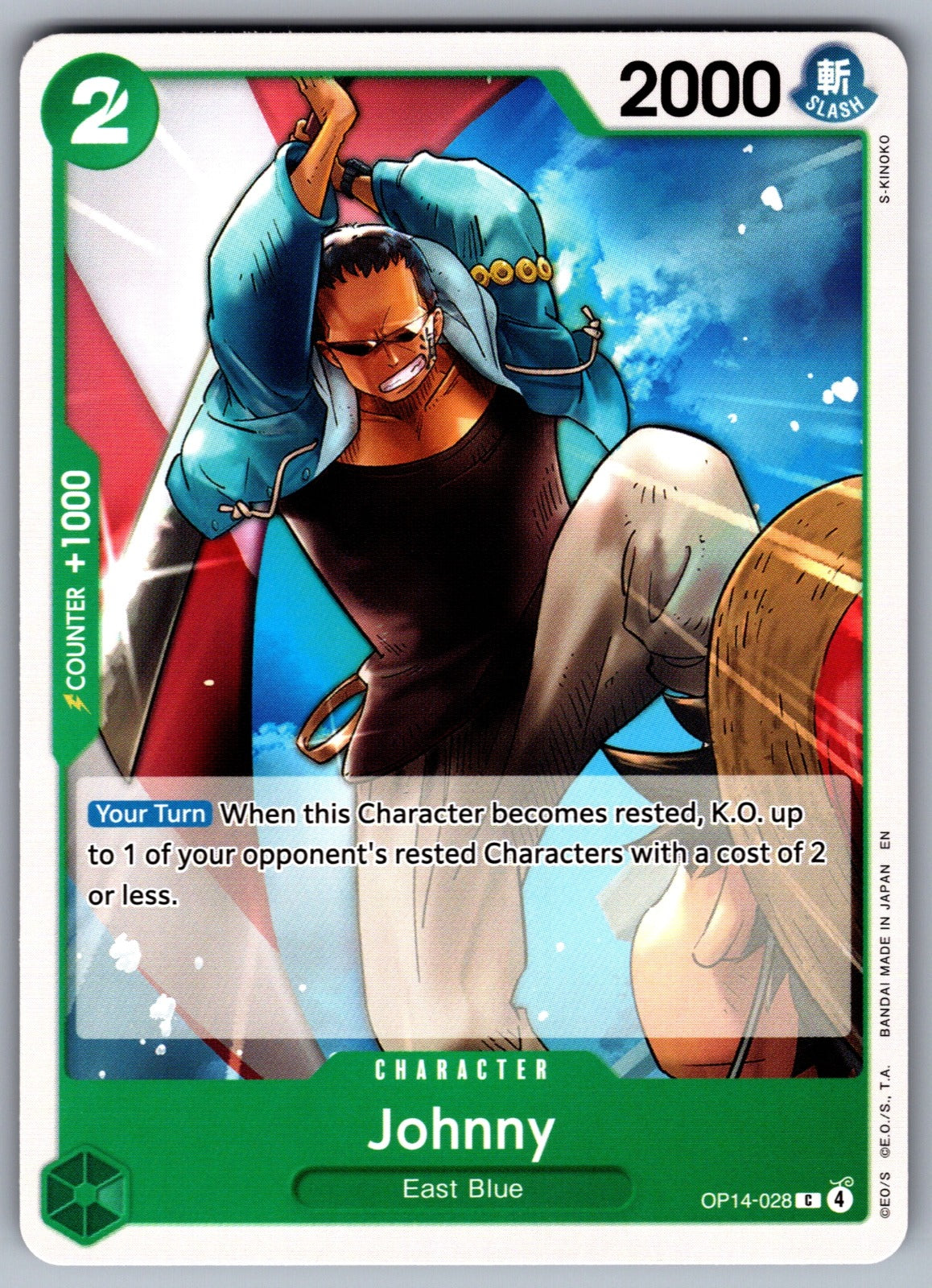 Johnny C The Azure Sea's Seven OP14-028 NM 2026