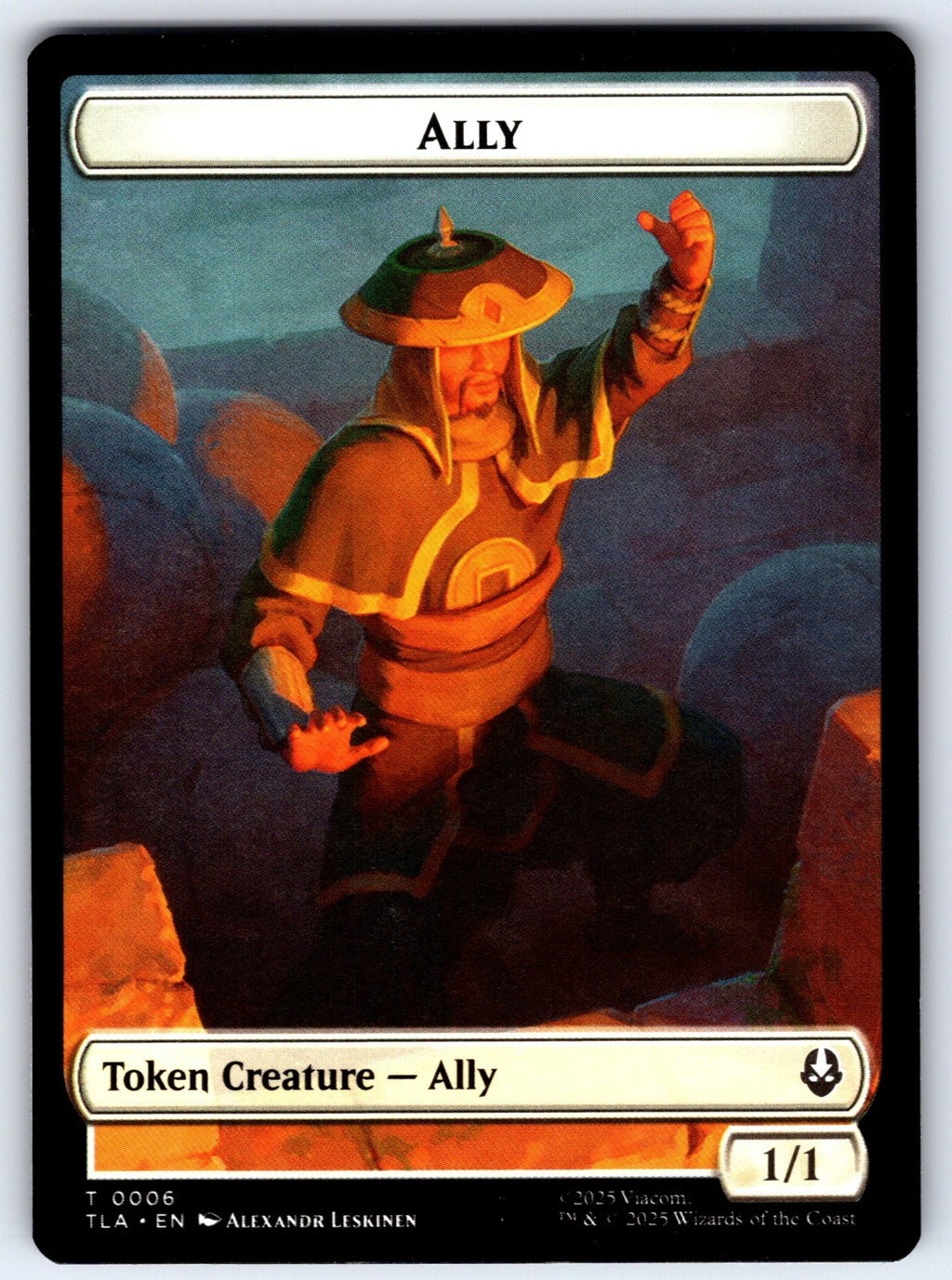 Ally (0006) // Soldier (0002) Double-Sided Token T Avatar: The Last Airbender 6 